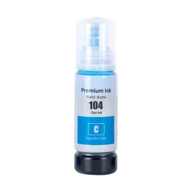 Compatible Epson 104 Cyan Ink Bottle (C13T00P640)